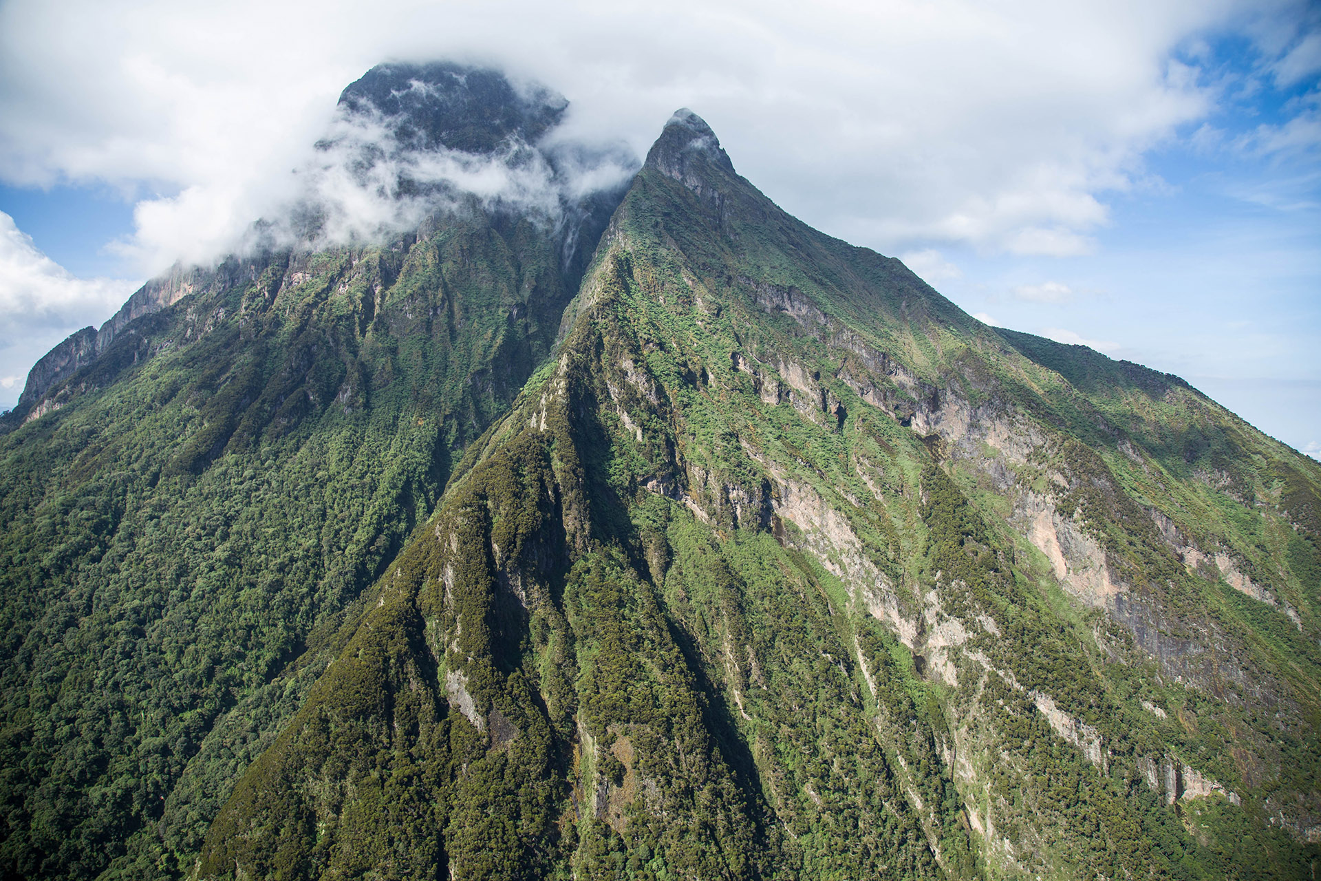 Rwenzori mountains on the Congo - Uganda border - Tropicair