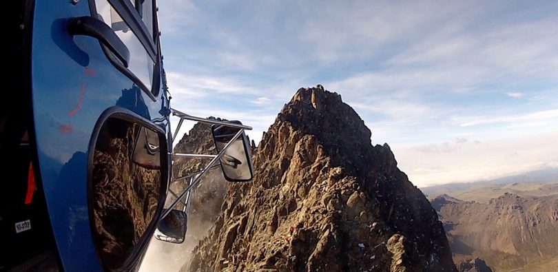 Mount Kenya helicopter rescue
