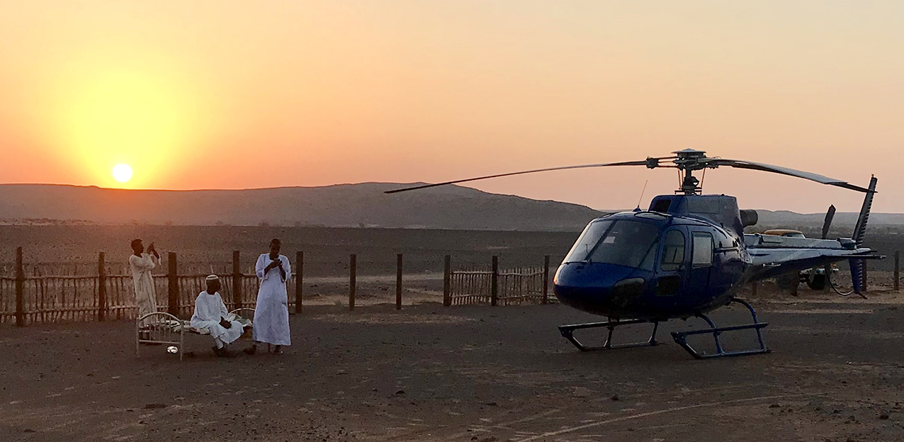 Helicopter Safari in North Sudan