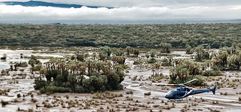 Suguta in Kenya, rainy season