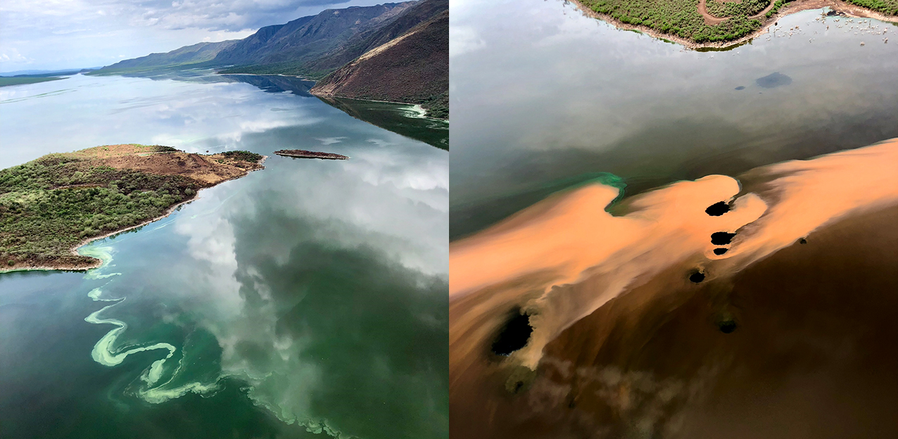 Lake Bogoria with Flood waters