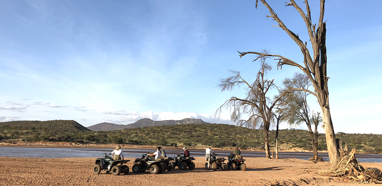 Quad biking in Samburu, Kenya safari