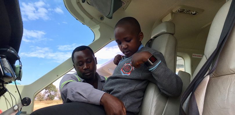 Flight for Nanyuki school children