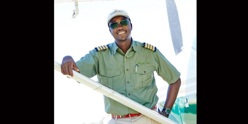 Iain Njiraini, chief pilot Tropic Air