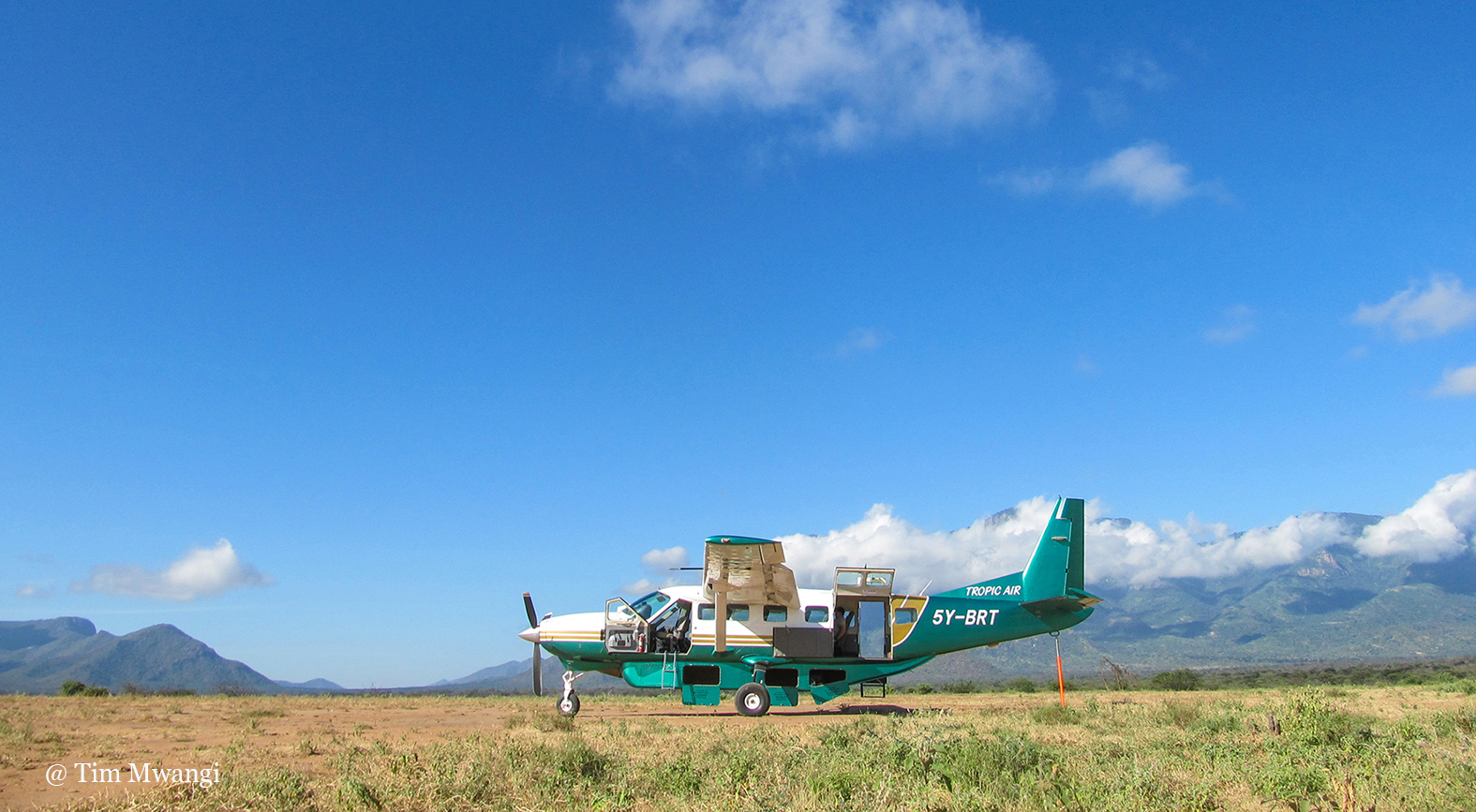 Cessna Caravan in Kenya, ready for private charter flight