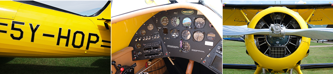 Waco biplane