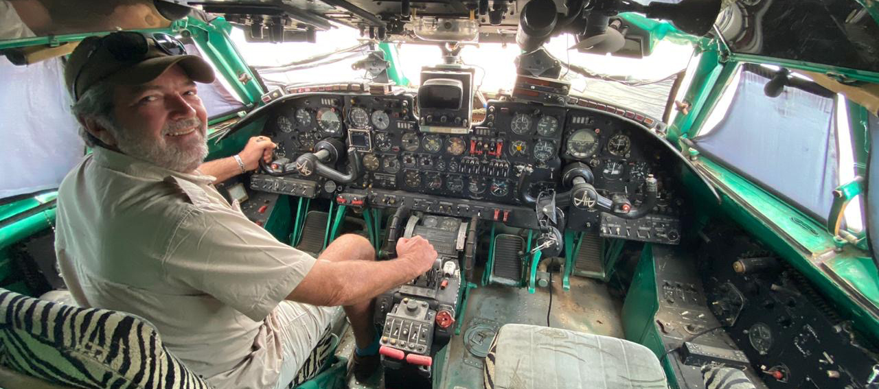 Cockpit of the Antonov at Dira Dawa Ethiopia