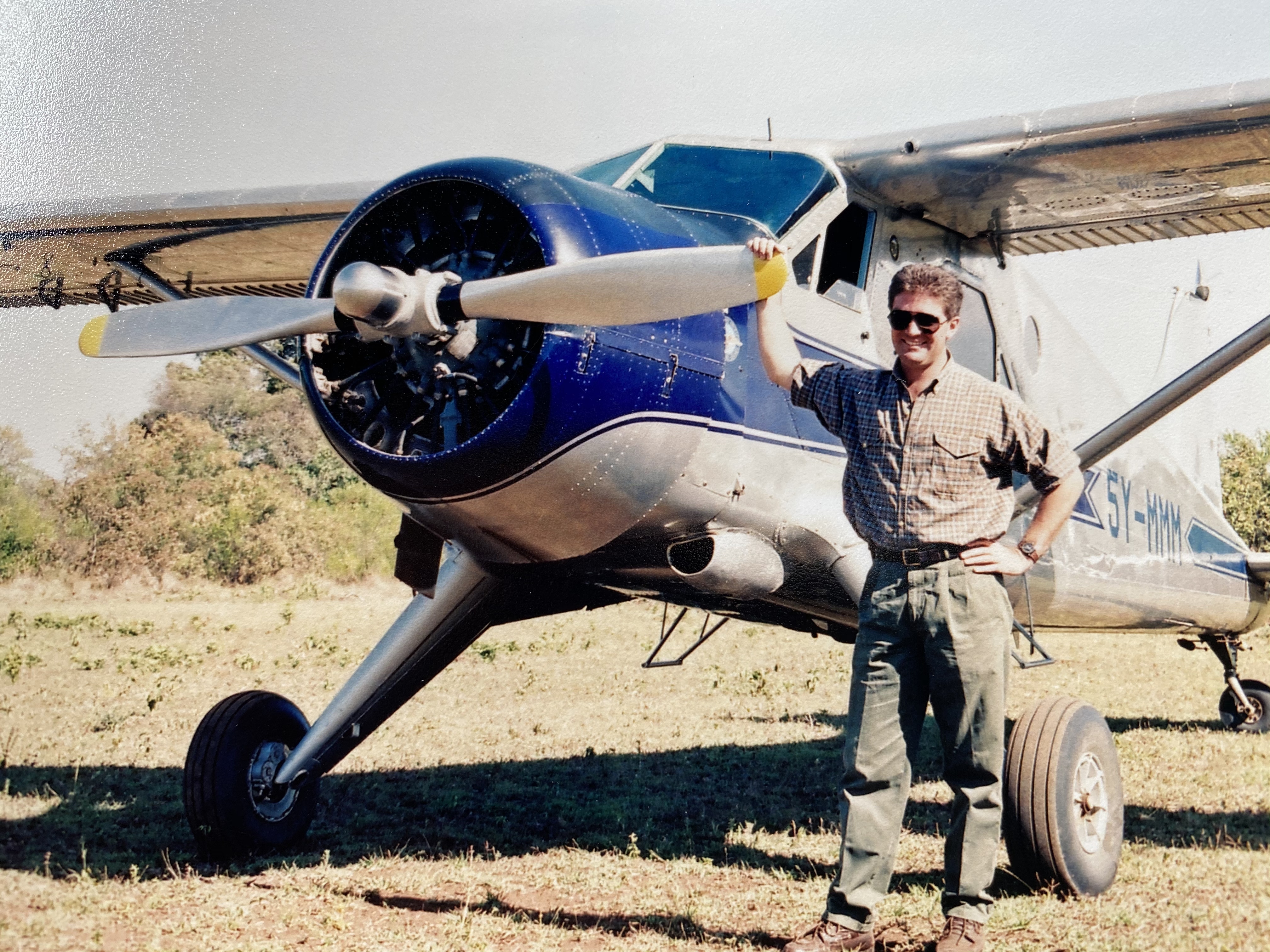 Jamie Roberts and a DHC-2